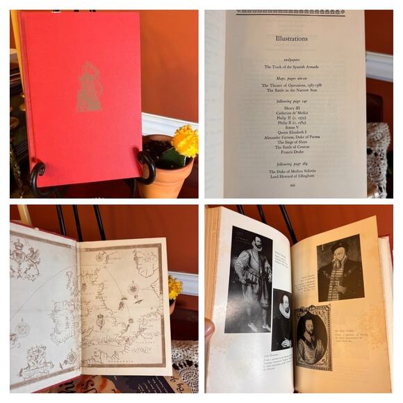 The Armada 1959 1st Edition Hardcover Book by Garrett Mattingly Spanish Armada - Picture 6 of 10